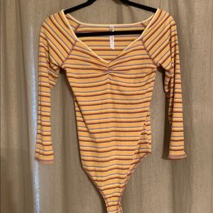 Free People Cozy up with Me Bodysuit